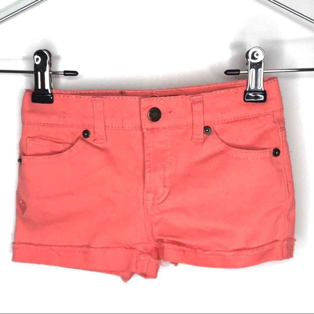 Lucky Brand Riley Shorts Salmon Coral Kids Toddler